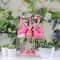 9" Three Amigos Beach Flamingos Outdoor Garden Statue
